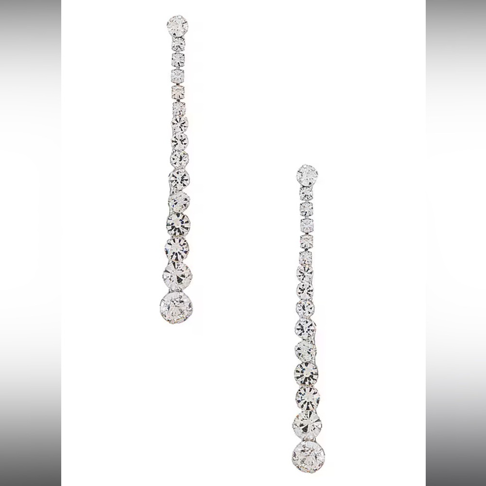 SHASHI Silver Drop Earrings